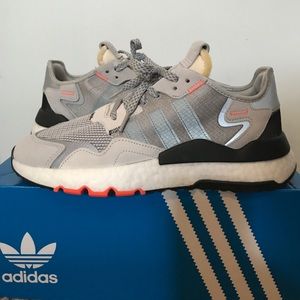 NWB Adidas Grey Nite Joggers Shoes | Sneakers